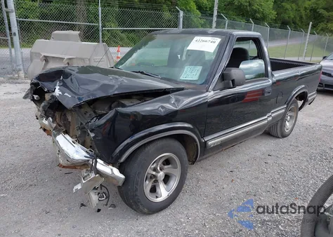 1998 Chevrolet S-10 Ls Fleetside из США, поврежденный, VIN 1GCCS14X0W8138264